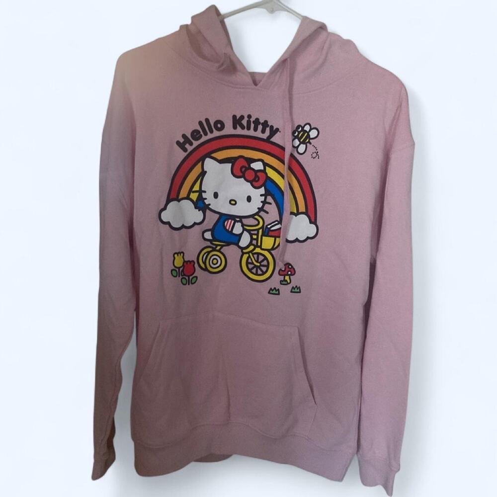 Pink hello kitty hoodie with